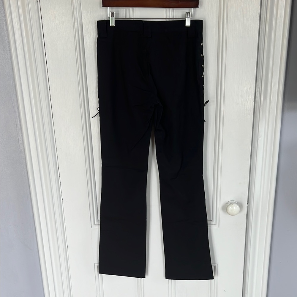Harley-Davidson Black and Silver Straight Leg Pants - Picture 2 of 6